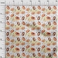 thumbnail image 3 of oneOone Velvet Light Peach Fabric Florals Craft Projects Decor Fabric Printed By The Yard 58 Inch Wide, 3 of 4