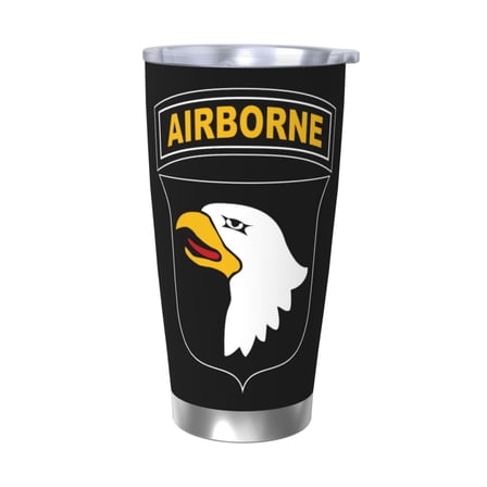 101st Airborne Division Car Coffee Cup Stainless Steel Vacuum Insulated Travel Tumbler Reusable Cup