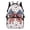 USA Star Patriotic Bow, variant on Bulopur Pink Deer Bow Kids Backpack for Girls, Hunting Ribbon Print School Bag Lightweight/Breathable/Durable/Waterproof Multi-Pocket Book Bag for Kids 6-12 Back to School