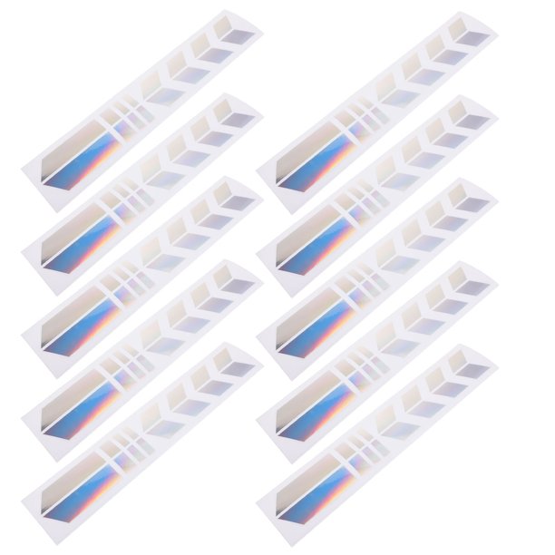 IDEANATEGRATE 20Ud Stickers Reflectantes Autoadhesivos Para Motocicleta Con Material Holográfico