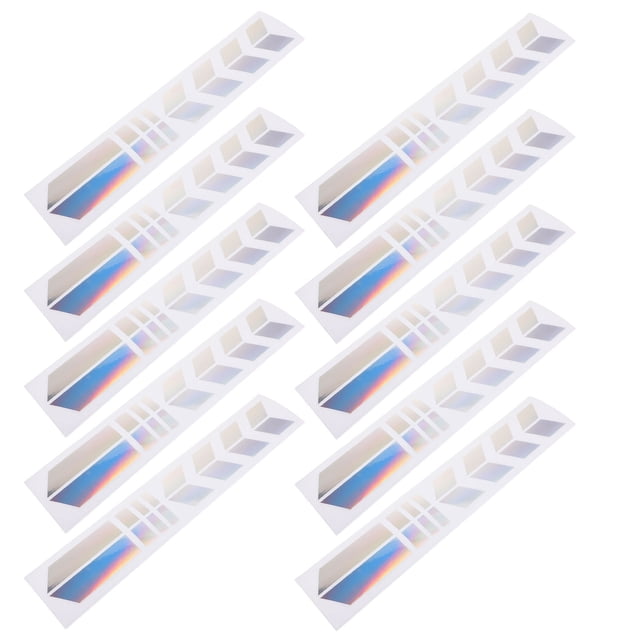IDEANATEGRATE 20Ud Stickers Reflectantes Autoadhesivos Para Motocicleta Con Material Holográfico