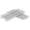 100P, 3:1 Pitch, Silver, variant on 3 to 1 Pitch Twin Loop Wire Binding Spines, 3/8 Inch Book Binder Combs, 100 Pack Spiral Binding Coils for Booking Binder Machine, Students and Coworkers (60 Sheet Capacity, Silver)
