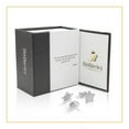 thumbnail image 3 of BEBERLINI Women Stud Earrings Cubic Zirconia Silver Plated Brass Fashion Jewelry Star, 3 of 7
