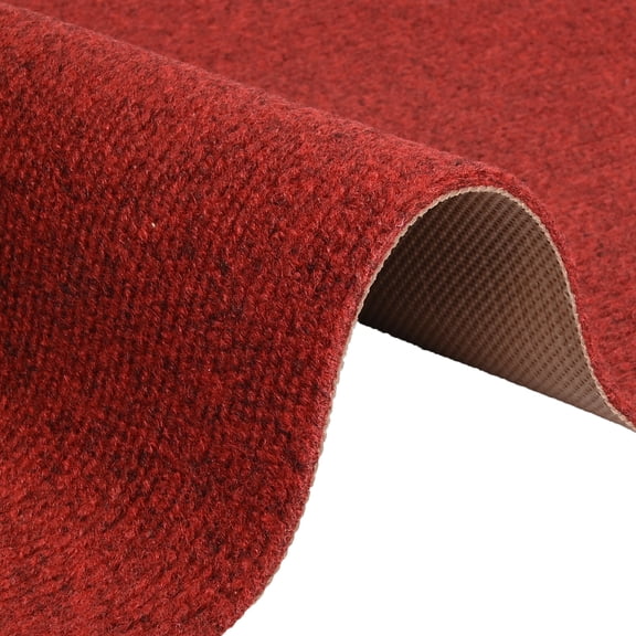 WANLISEL 3' x 16.4' Commercial Carpet, Non Slip Commercial Entrance Mat with Rubber Backing, Indoor Outdoor Runner Rug Doormat for Entryway, Patio, Home, Dark Red