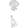 thumbnail image 2 of Bi-Fold Closet Door Knob, 1-1/4 Inches, Satin Chrome by Stone Harbor Hardware, 2 of 4