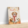 thumbnail image 3 of Happy Thanksgiving Beagle with Turkey Pumpkins Autumn Vibes Vertical Matte Canvas Poster Beagles Dog Lover Gifts Idea Wall Art Home Decor - 12018, 3 of 5