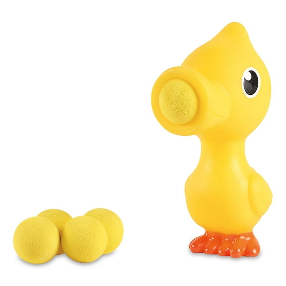 Lillian Vernon Duck Popper, Popping Toy, Air-Powered Foam Ball Canon, Fires Balls up to 20 Feet!