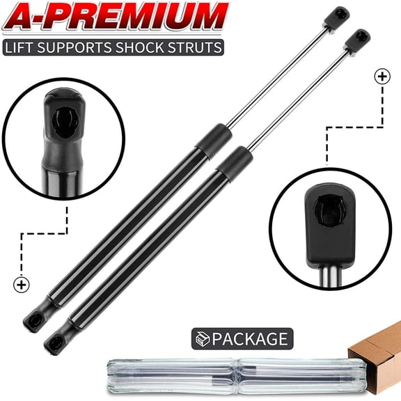 A-Premium Rear Tailgate Trunk Lift Supports Shock Struts Compatible with Jaguar XJ12 XJ6 1988-1994 2-PC Set