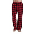 thumbnail image 1 of Mens Pajama Pants With Pockets, Mens Soft Flannel Plaid Pajama Sleep Pants, 1 of 5