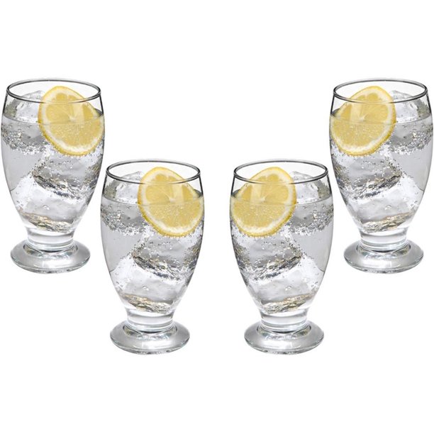 Lexington MultiPurpose Glasses 11.75 Oz, Modern Water Goblets Set of