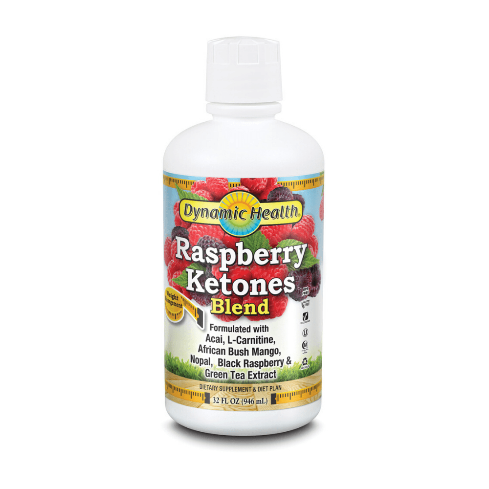 Dynamic Health Juice Blend Liquid Dietary Supplement, Raspberry Ketones