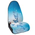 thumbnail image 2 of XYZCANDO Terry Cloth Car Seat Covers, Compatible with Van Automotive Seat, Car Seat Towel Cover for SUVs Trucks Non-Slip, Butterfly Pattern Design, 2 of 7