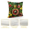 thumbnail image 4 of a Colorful Fruit Pattern with Watermelons and Lemons，Printed Pillows Case Soft Throw Pillow Printing Couch Pillowcase Square Multicolour, 4 of 5