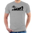 thumbnail image 1 of T-shirt pour Hommes Silhouette Personnages du Rond-point Magique, 1 of 5
