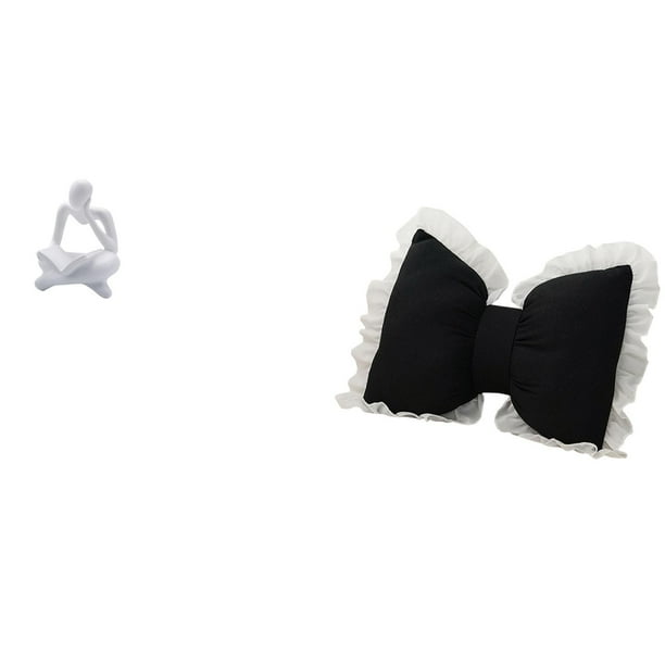 Figura de lector abstracto,Estatua de pensador abstracto,arte,manualidades,decoraciones,Cojín con lazo bonito,Almohada con forma de lazo,bonito cojín decorativo con lazo,Funda de almohada con