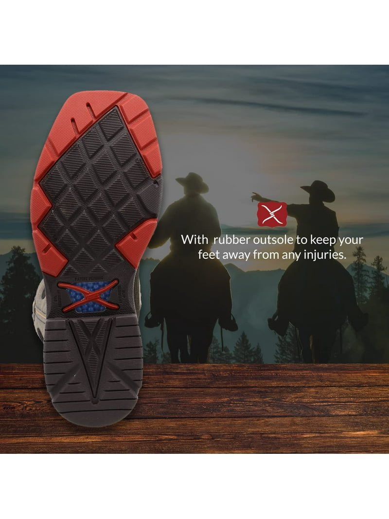 Twisted X Menâ€™s 12â€ Pull-On Work Boot - Cowboy Boots Crafted