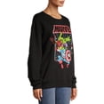 thumbnail image 2 of Juniors License Leaping Avengers Pullover Sweatshirt, 2 of 6