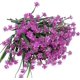 thumbnail image 4 of paquetes de flores artificiales para exteriores, arbustos, plantas resistentes a los rayos UV, vegetación de plástico sintético (púrpura), 4 of 4