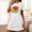 White, variant on Womens Sunflower Printed Nightgown Short Sleeve Tunic Sleepshirt Loose Fit Casual Summer Crewneck Pajama Dress