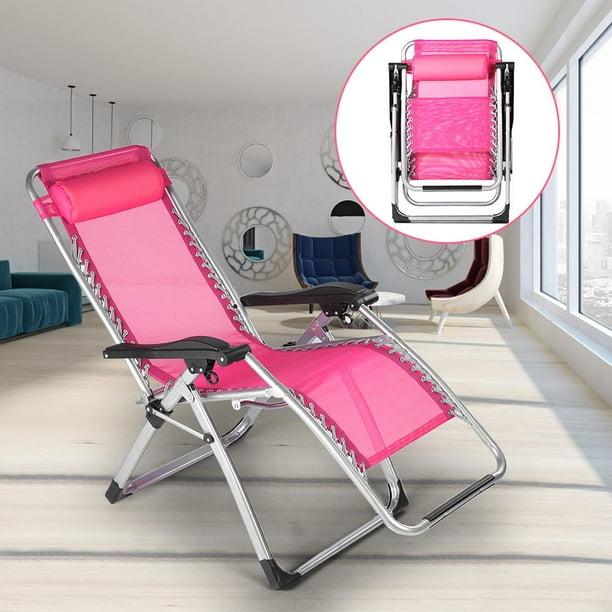OTVIAP Long Beach Folding Lounge Chair Portable Multifunctional Lunch