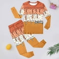 thumbnail image 2 of Ludearly Outfits For Girls Ice Print Long Sleeve Pajama Set Sleepwear For Kids Loungewear Home Sweet Girl Clothes, 2 of 4