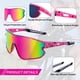 thumbnail image 5 of Gafas de Sol Unisex para Jóvenes FEISEDY B4064 UV400 Rosa/Morado, 5 of 7