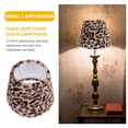 thumbnail image 3 of HEALEEP Modern Lamp Shade Plush Light Brown Conical Cover for Homeowners 1Pack, 3 of 7