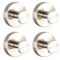thumbnail image 2 of CuiLiyq 4 Pcs Stainless Steel Suction Cup Hook, No Drilling Shower Towel Hanger for Front Door Wreath Window Glass, Silver Garland Hooks, 2 of 7