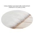 thumbnail image 4 of POINTERTECK [CLEARANCE]Home Textile Longue Peluche Salon en Forme de Coeur Tapis Chambre Chevet Tapis Mignon Style Girly, 4 of 6