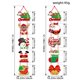thumbnail image 2 of Decoraciones de Halloween, adornos de Halloween, regalos de Halloween, decoraciones navideñas, coplas, cortina de muñeco de nieve de Papá Noel, suministros para fiestas, colgadores de puerta navideños, 2 of 5