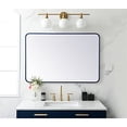 thumbnail image 2 of Elegant Decor MR802842BL 28 x 42 in. Soft Corner Metal Rectangular Mirror, Blue, 2 of 6