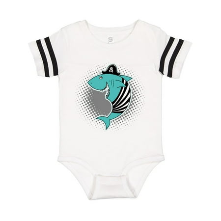 

Inktastic Shark Pirate Funny Gift Baby Boy or Baby Girl Bodysuit