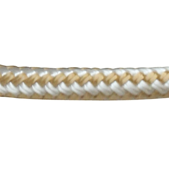 Sea-Dog 302112020G/W-1 Double Braided Nylon Dock Line - Gold/White, 1/2" x 20'