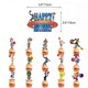 thumbnail image 3 of JUSCH basketball theme party decorations include happy birthday banner, latex balloons, cake decorations, xzwq347, 3 of 4