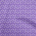 thumbnail image 1 of oneOone Rayon Violet Fabric Tribal Craft Projects Decor Fabric Printed By The Yard 56 Inch Wide, 1 of 5