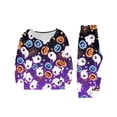 thumbnail image 6 of Halloween Family Matching Pajamas Sets, Halloween Family Ghost Bat Pumpkin Loungewear, Holiday Seasonal Party PJS Sleepwear, Halloween Home Relaxing Matching Cute Pjs Set Indoor, 6 of 7