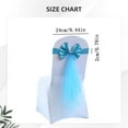 thumbnail image 3 of WMGHA Christmas Chair Back Bow - Reusable Holiday Chair Tie Decorations, Adjustable Chair Sash for Christmas Party, Thanksgiving,Holiday Dinner, Harvest Dinner, Banquet,Reception,New Year Decor, 3 of 4