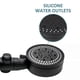 thumbnail image 5 of Cabezal de ducha ahorrador de agua, color negro, ajustable en 5 modos, alta presión, parada con un solo botón, masaje de agua, ducha ecológica, accesorios de baño., 5 of 5