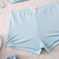 thumbnail image 5 of Two Piece Swimsuit for Women, 2 Piece Bathing Suits for Women, Bathing Suit for Women 2 Piece, Women's Gingham Plaid Swimsuits Bow Triangle Halter Shorts Bottoms Bikini Sets Bathing Suit, Blue L, 5 of 8