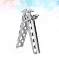 thumbnail image 2 of EeaseCA Pan Handler Pot Lifter Holder Gripper Outdoor Camping Cookware Pot Clip Clamp (Silver), 2 of 7