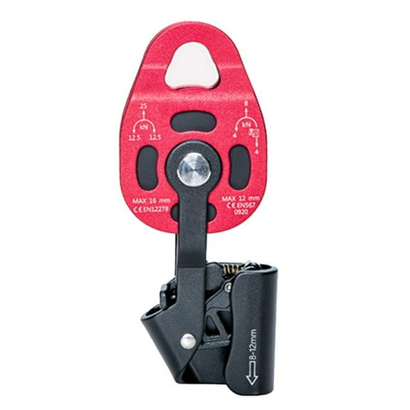 Ascender Lifting Pulley 4KN Climbing Locking Rigging Lifter Outdoor Portable Emergency Mountaineering Equipment