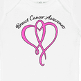 thumbnail image 4 of Inktastic Breast Cancer Awareness with Pink Ribbon Heart Boys or Girls Baby Bodysuit, 4 of 5