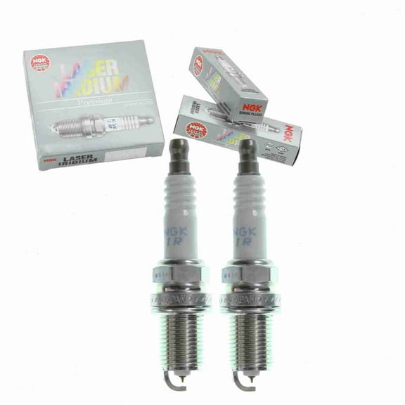2 pc NGK 5344 Laser Iridium Spark Plugs for 4504 4702 9805 A 003 159 97 03 IK20TT PK20TT Ignition Wire Secondary Fits select: 2002-2004 JEEP GRAND CHEROKEE, 2005-2007 DODGE DAKOTA