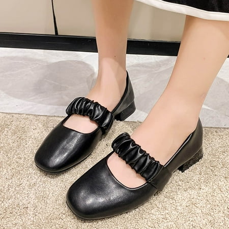 

NEGJ Fashion Summer And Autumn Women Casual Shoes Flat Bottom Shallow Mouth Comfortable Slip On SolidColor