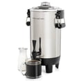 thumbnail image 1 of Nostalgia HCCU30SS 1000W Quick-Brewing Automatic 30-Cup Coffee Urn - Stainless Steel, 1 of 1