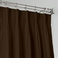 thumbnail image 2 of Homi Drapes 100% Blackout Curtain Triple Pinch Pleat Thermal Insulated Room Darkening Spill Proof Machine Washable Window Treatment Panels (1 Panel, 72x95, Cocoa Brown), 2 of 8