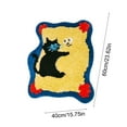 thumbnail image 3 of Seyotauo Funny Bathroom Rugs Cute Shape Washable Home Decoration Rugs Non-Slip Fluffy Small Bath, Absorbent, Non-Slip for Bathroom, Kitchen Sink, Bedroom, Kid's Bedroom, and Living Room, 3 of 6