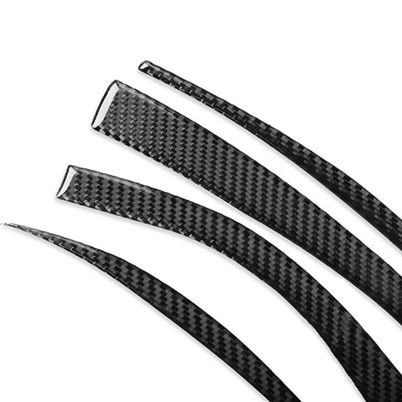 4Pcs Carbon Fiber Car Door Decoration Cover Trim For Toyota Supra A90 2019-2022
