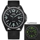 thumbnail image 2 of Reloj de cuarzo para hombre, relojes para hombre, reloj militar de cuarzo para hombre, esfera negra, fecha, reloj de pulsera deportivo para hombre, 2 of 2