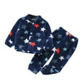 thumbnail image 2 of YDOJG Toddler Boys Outfits Set Cartoon Pajamas Cute Baby Bodysuit Girls Animals Romper Outfits Set For 12-18 Months, 2 of 4